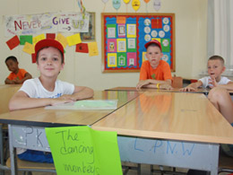 Дети обучаются в языковом лагере English in Cyprus